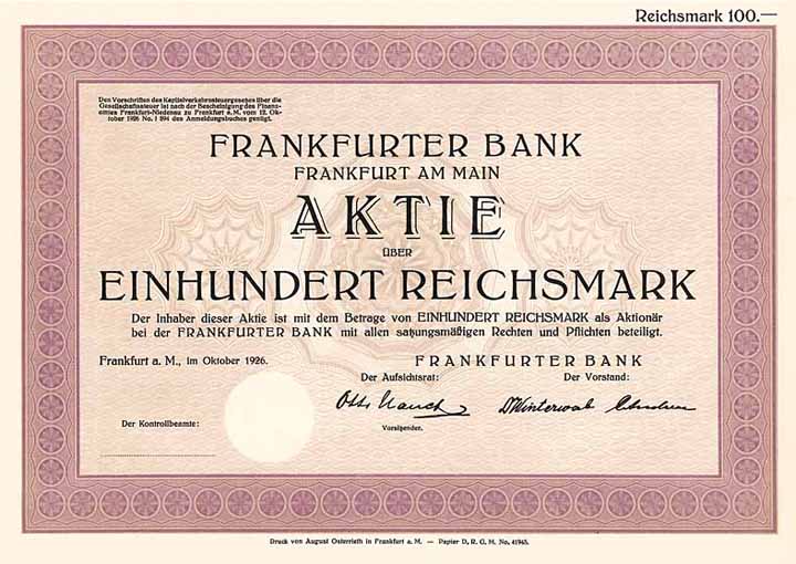 Frankfurter Bank