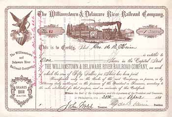 Williamstown & Delaware River Railroad