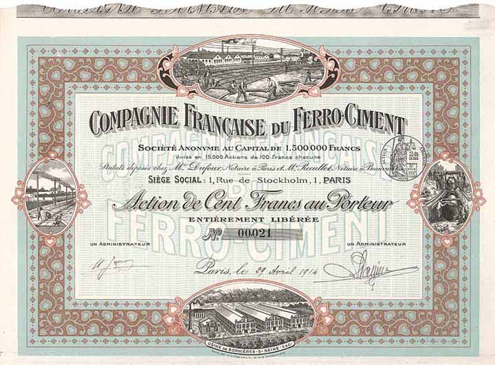 Cie. Francaise du Ferro-Ciment S.A.