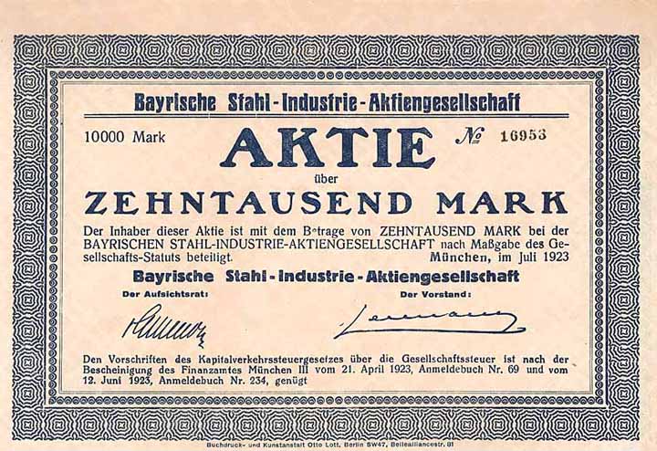 Bayrische Stahl-Industrie-AG