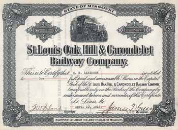 St. Louis Oak Hill & Carondelet Railway