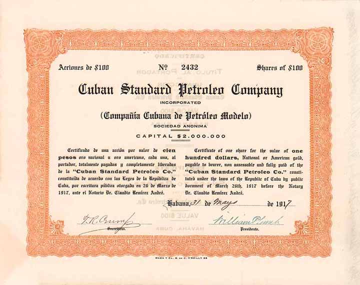 Cuban Standard Petroleo Co.