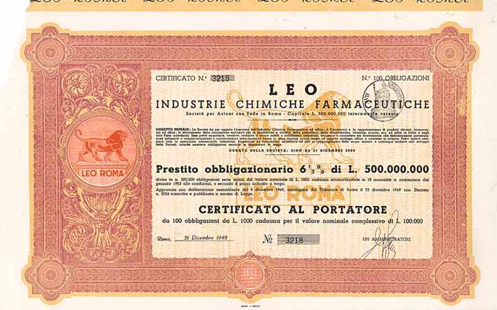 LEO Industrie Chimiche Farmaceutiche S.p.A.