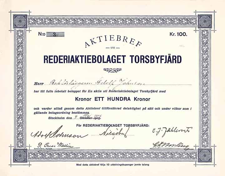 Rederiaktiebolaget Torsbyfjärd