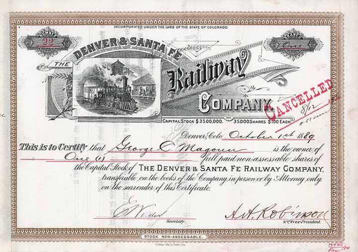 Denver & Santa Fe Railway