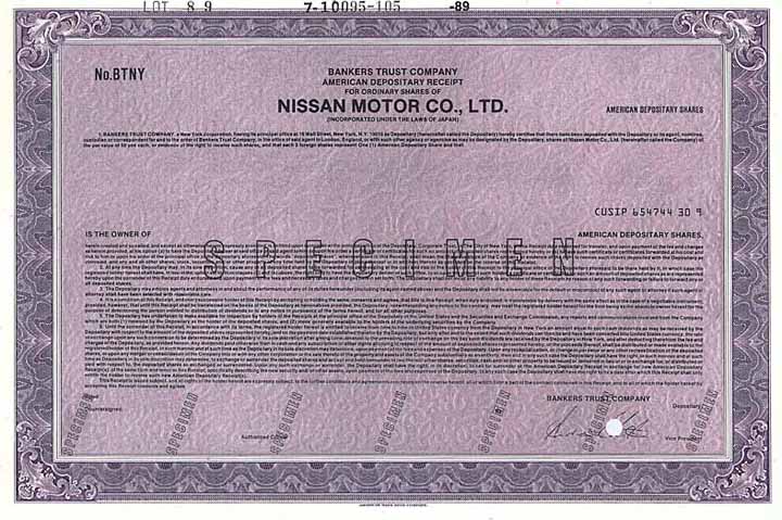 Nissan Motor Company Ltd.