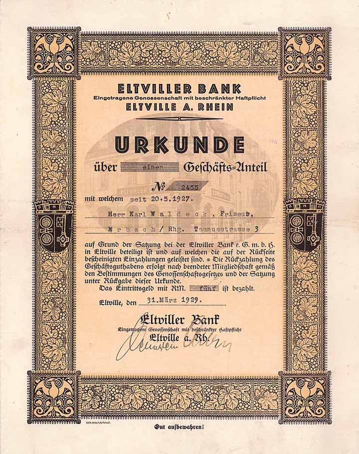 Eltviller Bank eGmbH