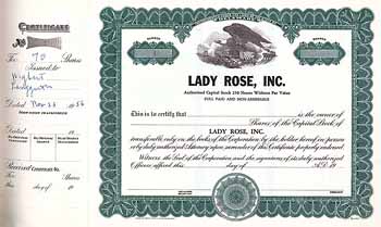 Lady Rose (Aktienbuch)