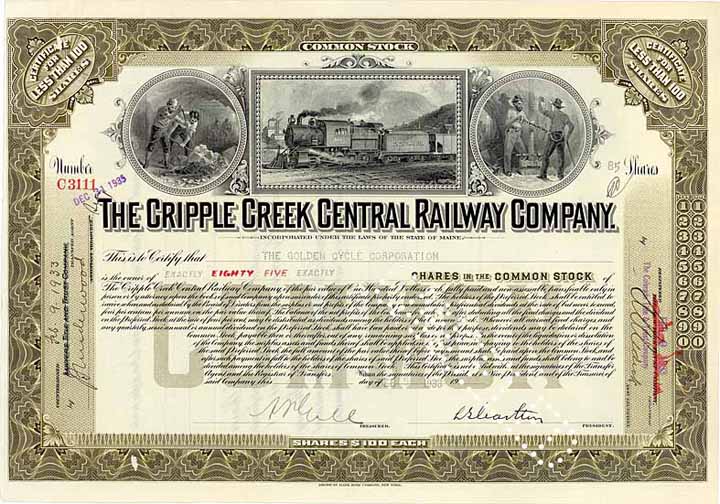 Cripple Creek Central Railway