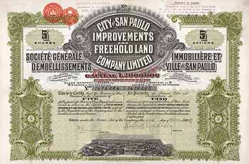 City of San Paulo Improvements & Freehold Land Co.