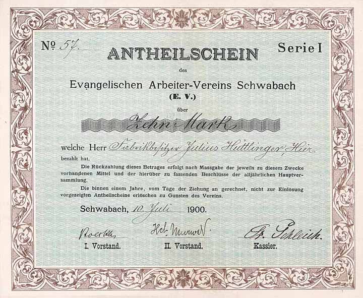 Evangelischer Arbeiter-Verein Schwabach