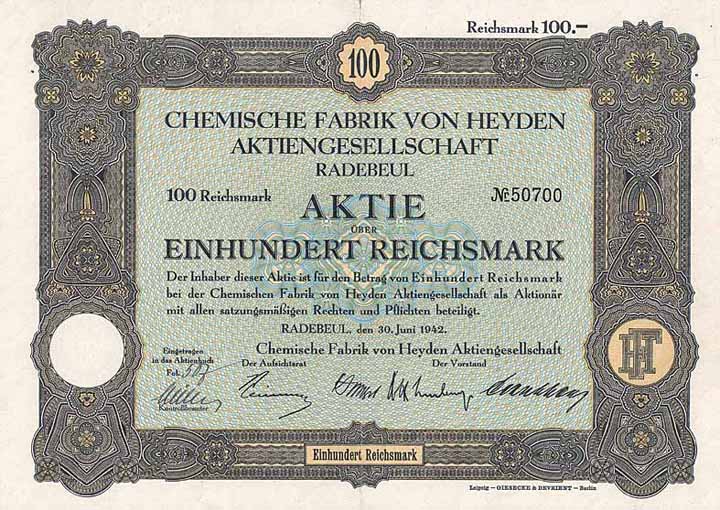 Chemische Fabrik von Heyden AG