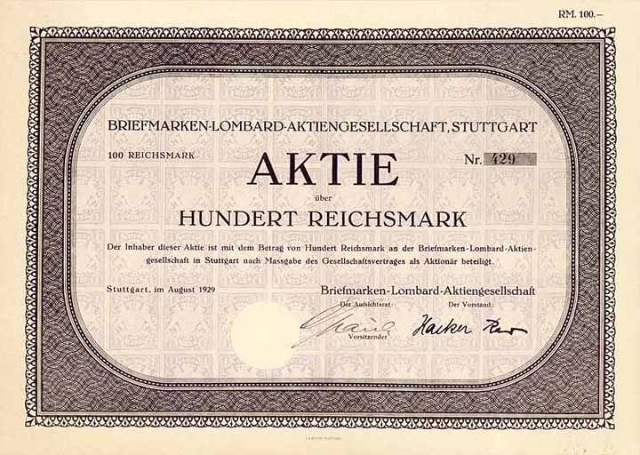 Briefmarken-Lombard-AG