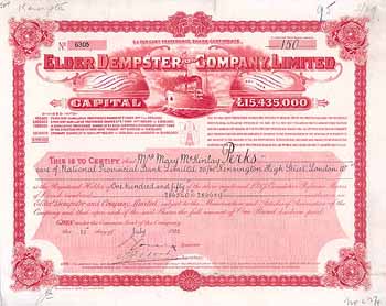 Elder Dempster and Company Ltd.