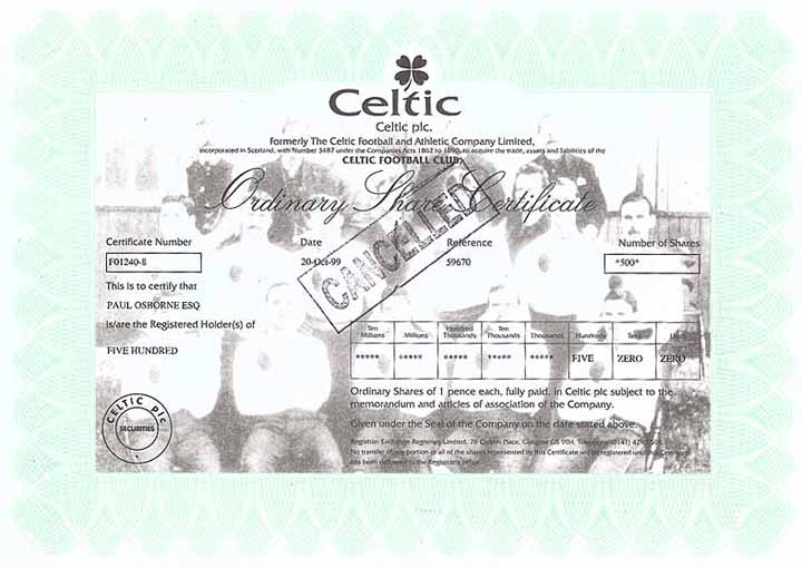 Celtic plc