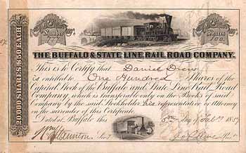 Buffalo & State Line Railroad (OU Daniel Drew)
