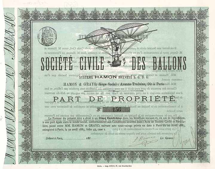 Soc. Civile des Ballons Système HAMON