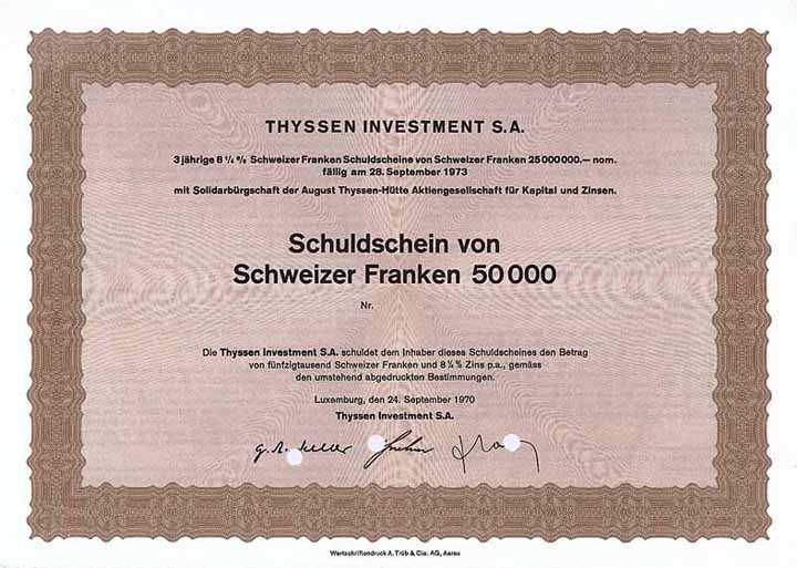 Thyssen Investment S.A.