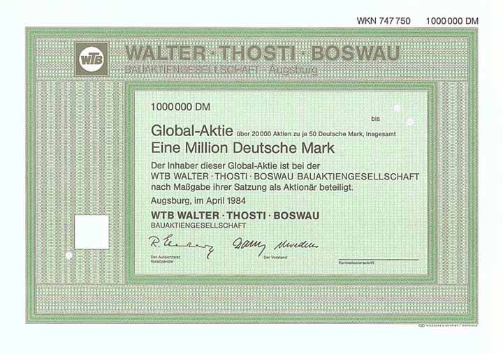 WTB Walter Thosti Boswau Bau-AG