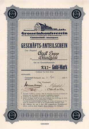 Grosseinkaufsverein der Kolonialwarenhändler Württembergs eGmbH
