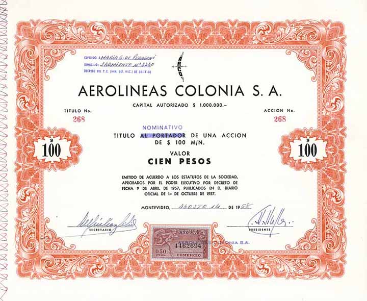 Aerolineas Colonia S.A.