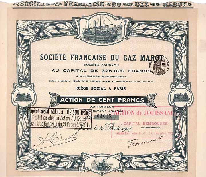 Soc. Francaise du Gaz Marot S.A.