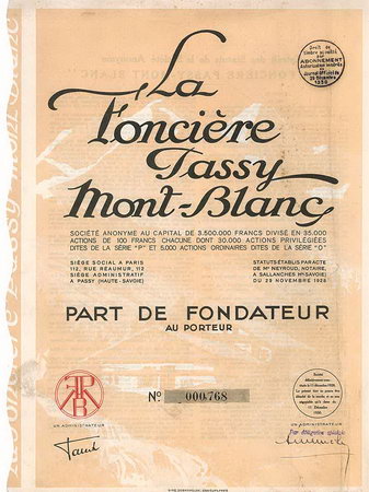 La Fonciere Passy Mont-Blanc S.A.