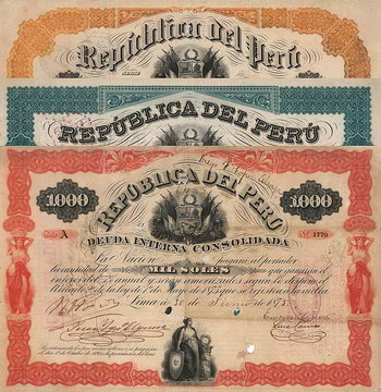 República del Perú (3 Stücke)