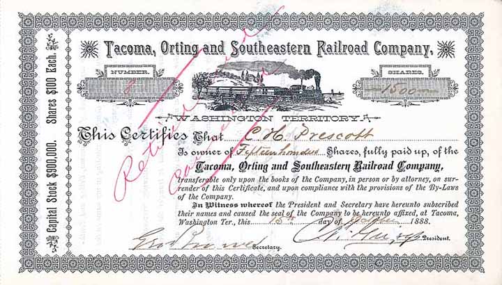 Tacoma, Orting & Southeastern Railroad