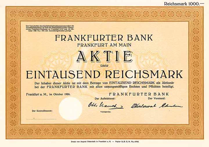 Frankfurter Bank