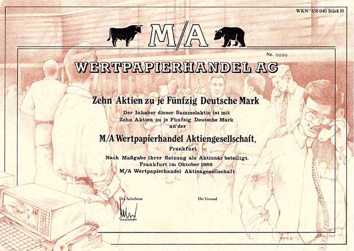 M/A Wertpapierhandel AG