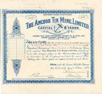 Anchor Tin Mine Ltd.