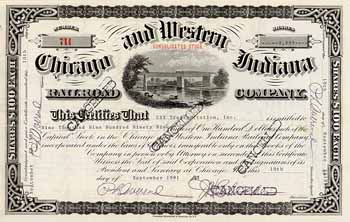 Chicago & Western Indiana Railroad (Consolidated Stock)