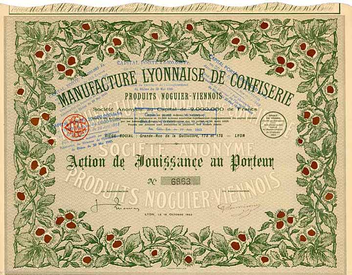 Manufacture Lyonnaise de Confiserie Produits Noguier-Viennois S.A.