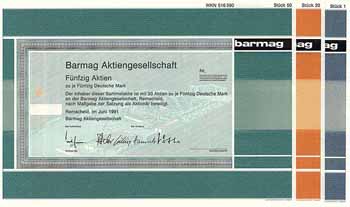 Barmag AG (3 Stücke)