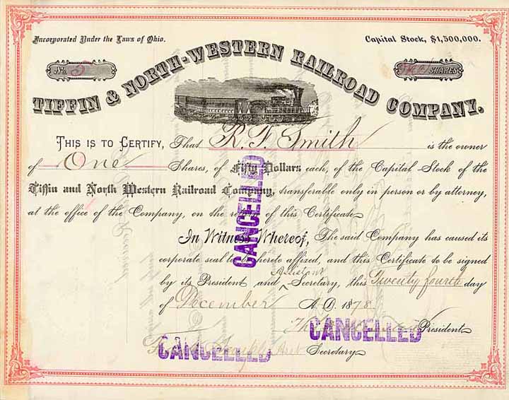 Tiffin & North-Western Railroad