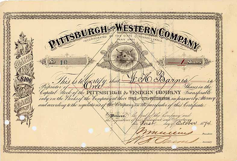 Pittsburgh & Western Company