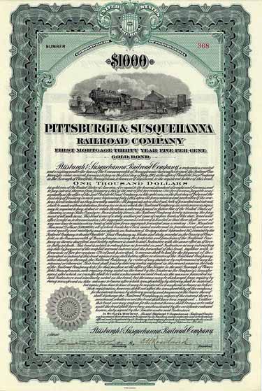 Pittsburgh & Susquehanna Railroad