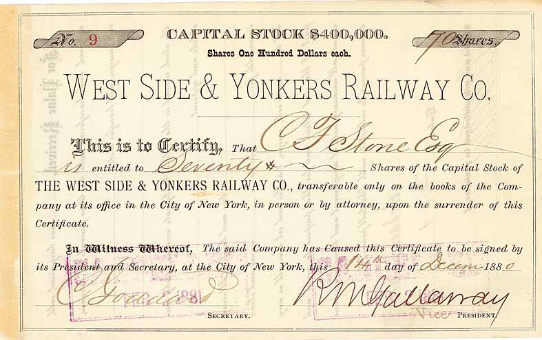 West Side & Yonkers Railway