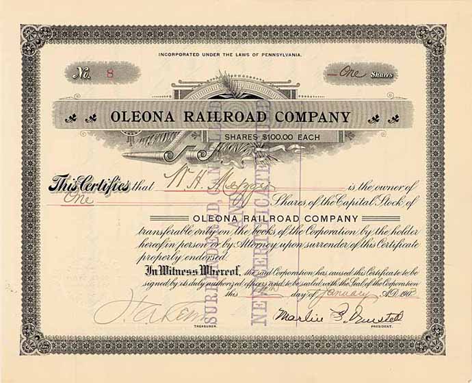 Oleona Railroad