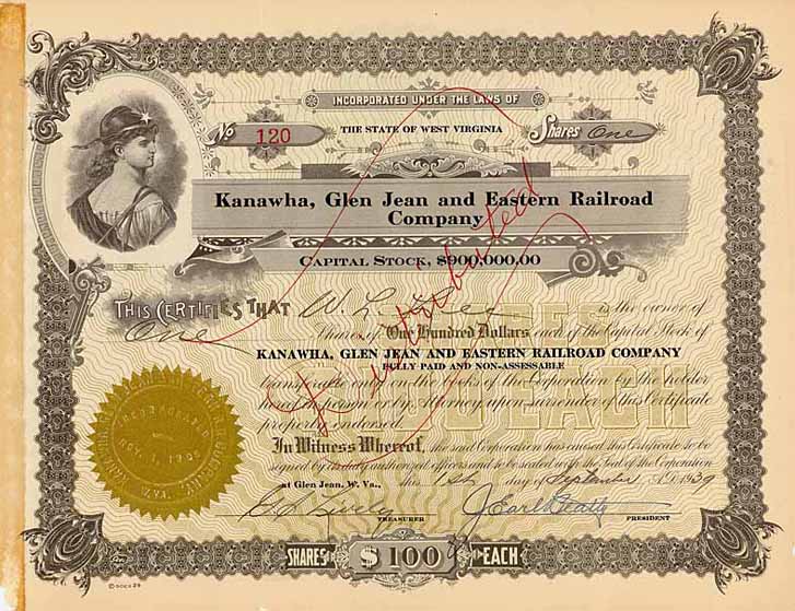 Kanawha, Glen Jean & Eastern Railroad