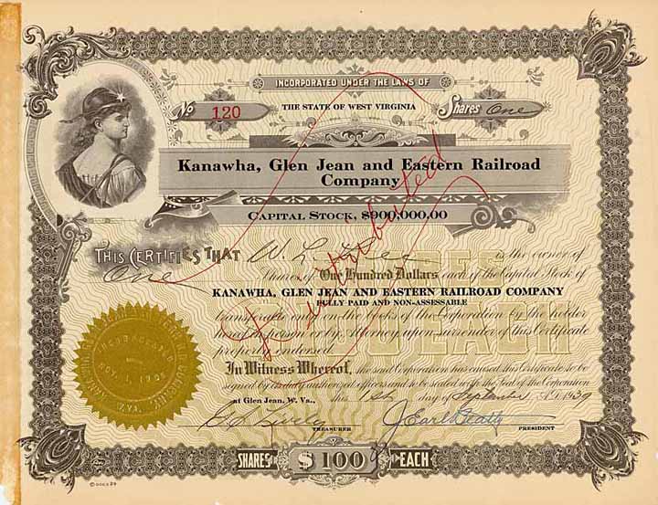 Kanawha, Glen Jean & Eastern Railroad