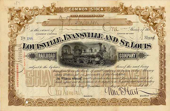 Louisville, Evansville & St. Louis Railroad