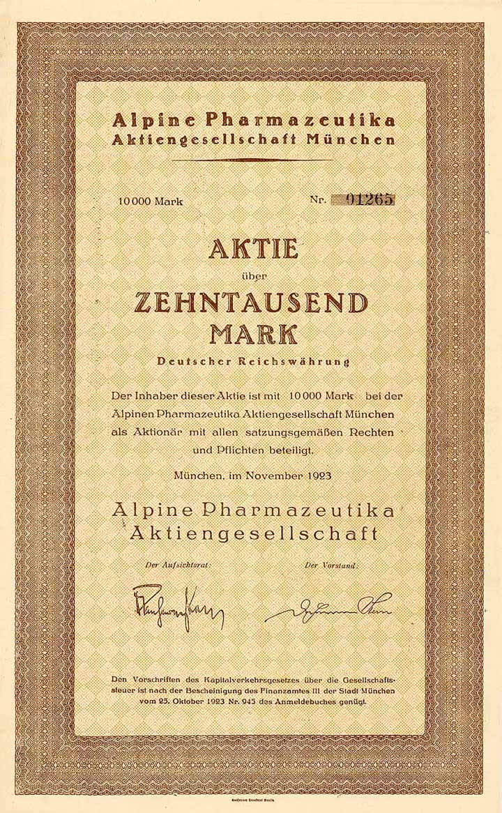 Alpine Pharmazeutika AG