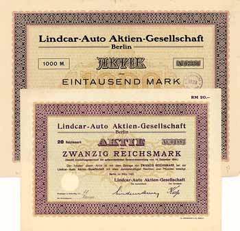 Lindcar-Auto AG (2 Stücke)