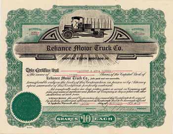 Reliance Motor Truck Co.