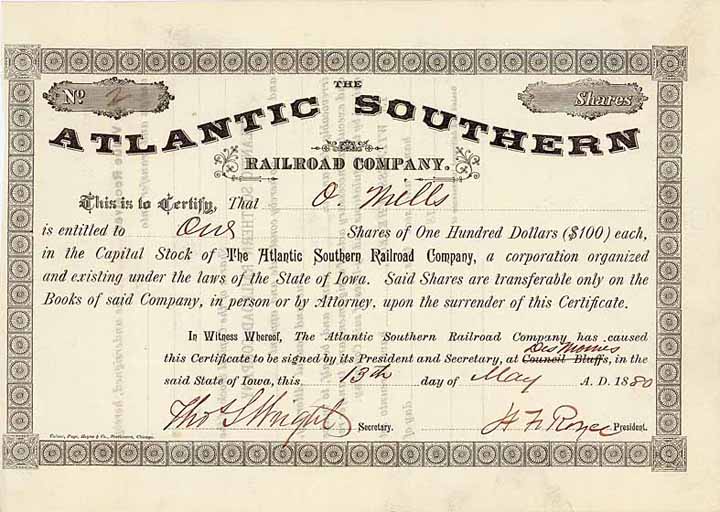 Atlantic Southern Railroad