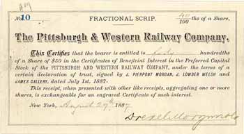 Pittsburgh & Western Railway