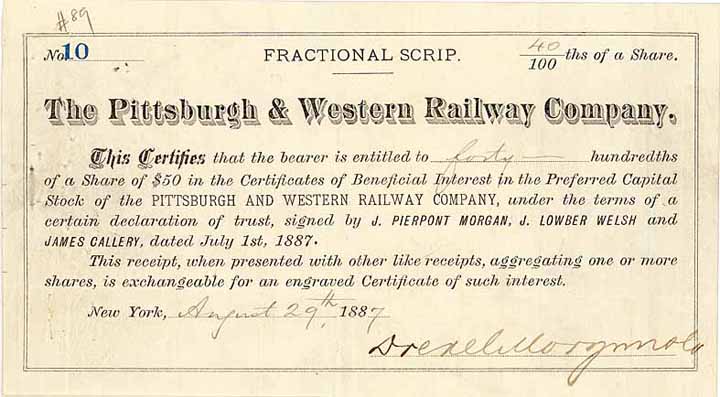 Pittsburgh & Western Railway