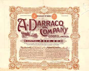 A. Darracq & Company (1905) Ltd.